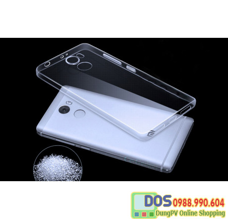 Ốp lưng Xiaomi Redmi 4 silicone trong suốt 
