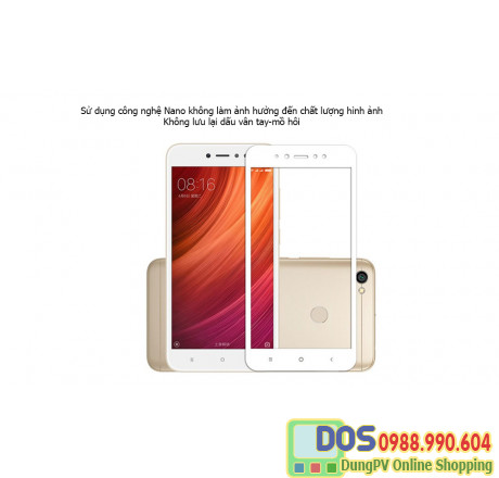 Miếng dán cường lực Xiaomi Redmi 5a prime chính hãng