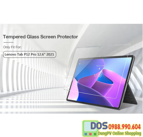 kính cường lực lenovo tab p12 pro trong suốt 1