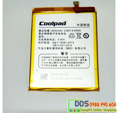 Pin điện thoại Coolpad max lite r108 chính hãng 1