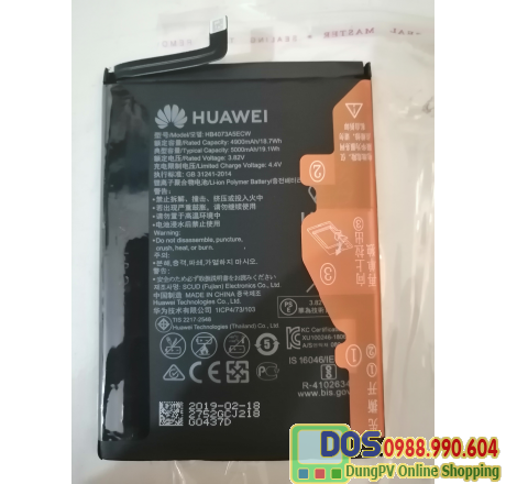 thay pin điện thoại huawei honor 8x max chính hãng 1