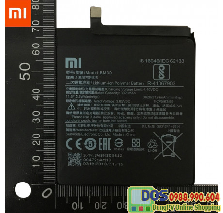 pin điện thoại xiaomi mi8 se chính hãng 1