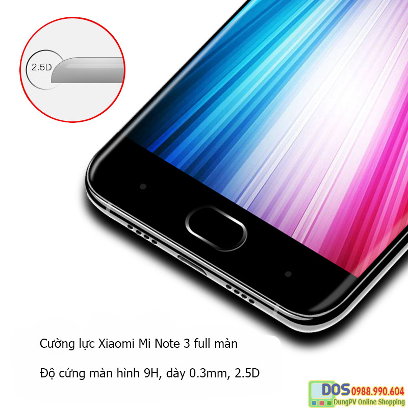 Miếng dán cường lực Redmi Note 3 full màn