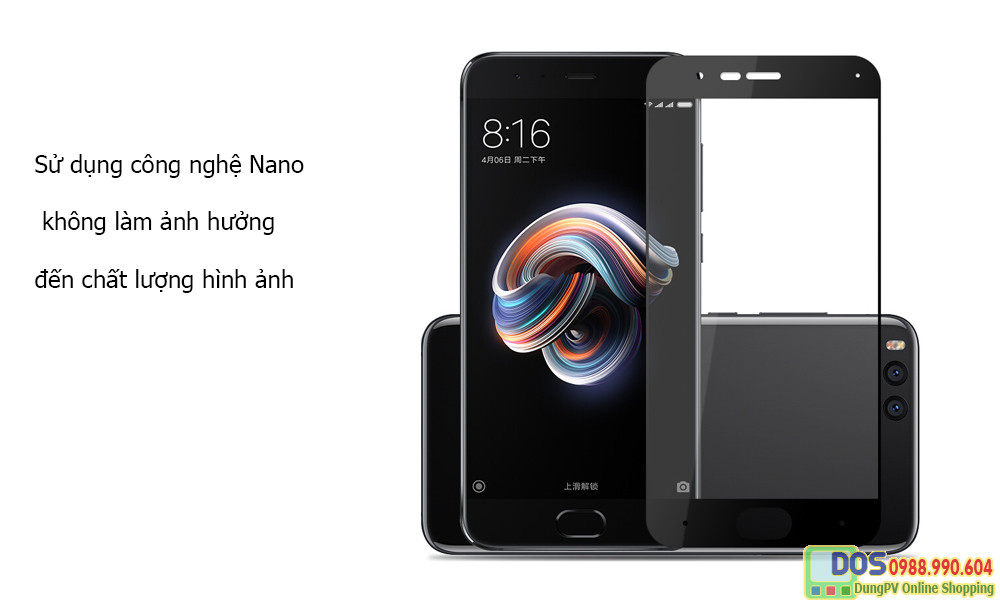 Miếng dán cường lực Redmi Note 3 full màn