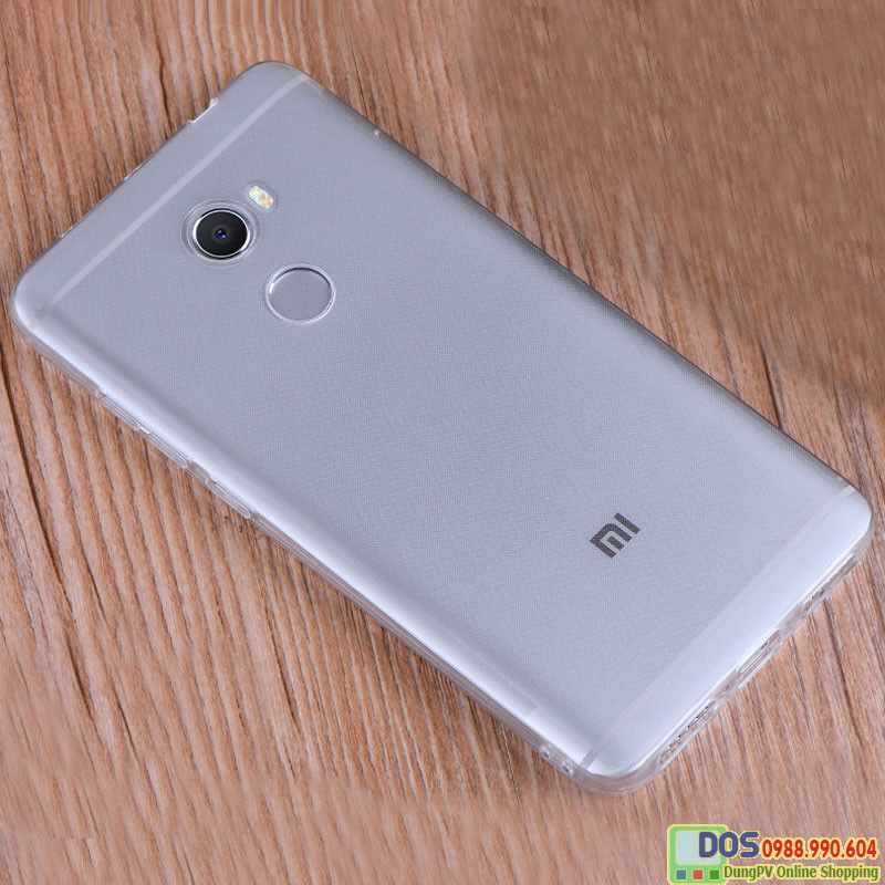 Ốp lưng Xiaomi Redmi 4 silicone trong suốt