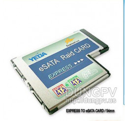 Express card 54 mm to 2 esata